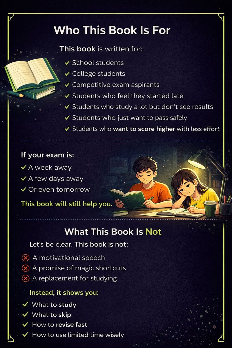 Study Less, Score More - A Smart Student’s Guide to High - Performance Learning